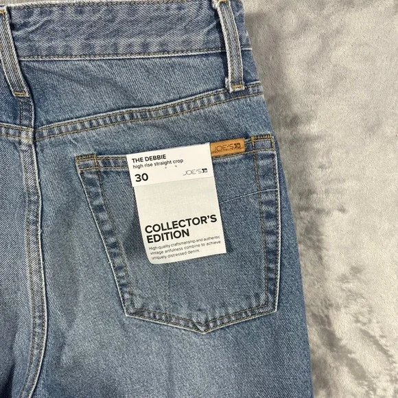 JOE'S JEANS The Debbie High Rise Straight Crop Collector's Edition Jeans W30 New